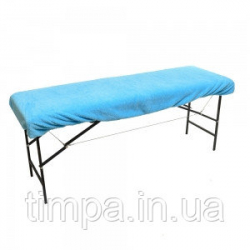 Чехол на кушетку спанбонд голубой 80х220см 