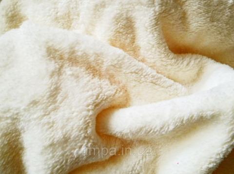 Чохол на кушетку махровий молочний 87х220см ТМ ТІМПА