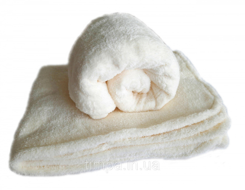 Чохол на кушетку махровий молочний 87х220см ТМ ТІМПА