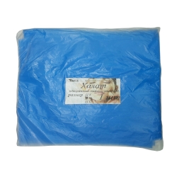 Халат-кимоно без рукавов одноразовый голубой ТИМПА спанбонд, размер М