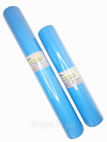 Простирадла одноразові в рулоні Блакитний (0,6 м ширина)