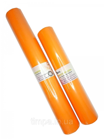 Простирадла одноразові в рулоні Оранжевий (0,8 м ширина)