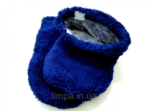 Рукавички махрові для парафінотерапії Сині