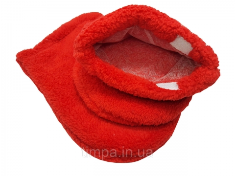 Рукавички махрові для парафінотерапії Червоний