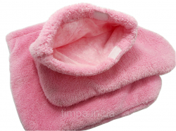 Terry socks for paraffin therapy Pink