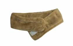 Повязка косметологическая (махра полированная на липучке) Светлый беж