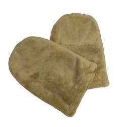 Рукавички махрові для парафінотерапії поліровані Беж