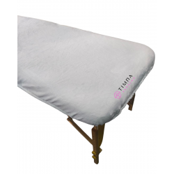 Чохол на кушетку махровий білий полірований 87х220см 