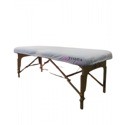 Чохол на кушетку махровий білий полірований 87х220см 