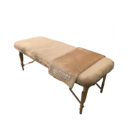 Cosmetology coach cover terry beige polished 87x220cm 