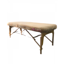 Cosmetology coach cover terry beige polished 87x220cm 