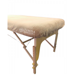 Cosmetology coach cover terry beige polished 87x220cm 
