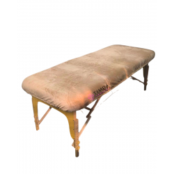 Cosmetology coach cover terry beige polished 87x220cm 