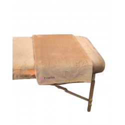 Плед махровий полірований світлий беж