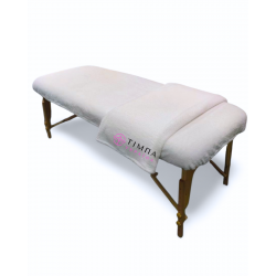 Cosmetology coach cover terry white 87x220cm 