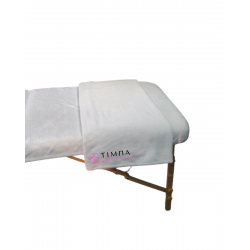 Плед махровий полірованний білий 