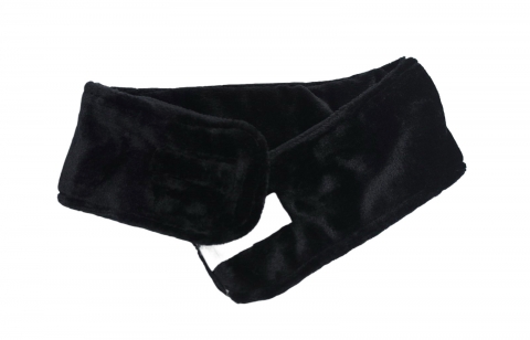 Пов'язка косметологічна (махра полірована на липучці) Чорний