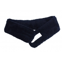Cosmetic headband (terry with velcro) Dark Blue