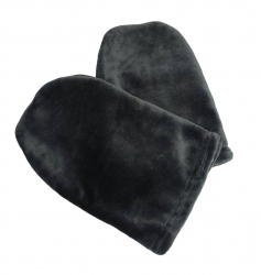 Рукавички махрові для парафінотерапії поліровані Сірі