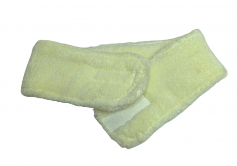 Пов'язка косметологічна (махра на липучці) Молочний