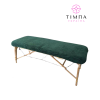 Cosmetology coach cover terry dark green 87x220cm