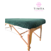 Cosmetology coach cover terry dark green 87x220cm