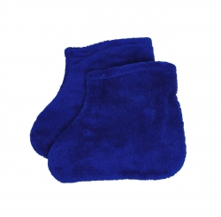 Terry socks for paraffin therapy Blue
