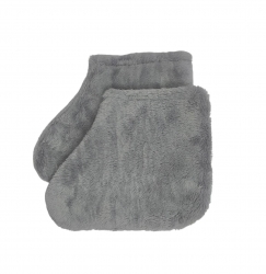 Terry socks for paraffin therapy Gray