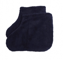 Terry socks for paraffin therapy Dark blue
