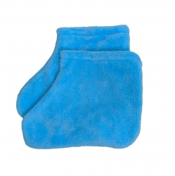 Terry socks for paraffin therapy Blue