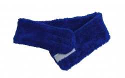 Cosmetic headband (terry with velcro) Blue