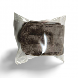 Cosmetic headband (polished terry with velcro) Mocha