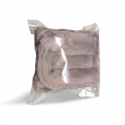 Cosmetic headband (polished terry with velcro) Powder