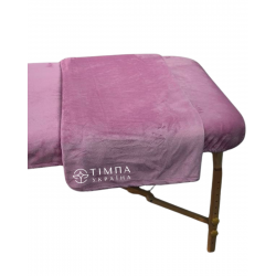 Плед махровий полірованний рожевий