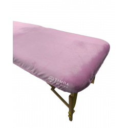  Cosmetology coach cover terry pink polished 87x220cm