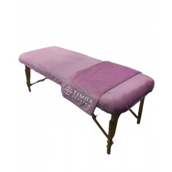  Cosmetology coach cover terry pink polished 87x220cm