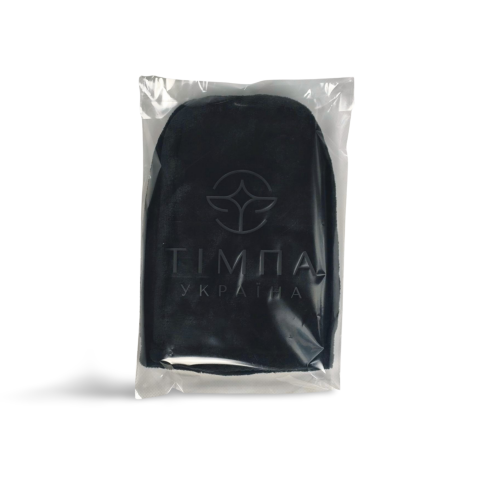 Рукавички махрові для парафінотерапії поліровані Чорні