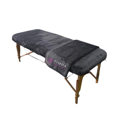 Cosmetology coach cover terry grey polished 87x220cm 