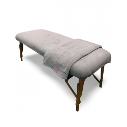 Cosmetology coach cover terry grey 87x220cm 