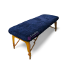 Cosmetology coach cover terry dark blue 87x220cm 
