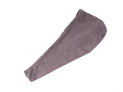 Полотенце тюрбан на пуговице полированный Пудра