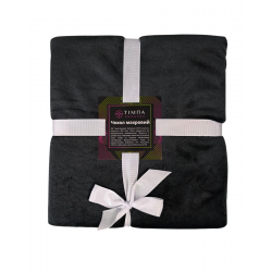 Чохол на кушетку махровий чорний полірований 87х220см 