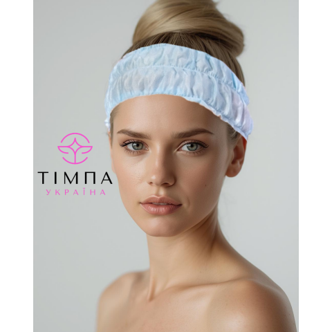 Пов'язка косметологічна (одноразова) спанбонд 10 шт