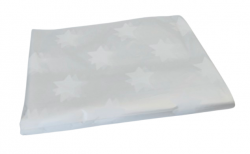 Фартуки одноразовые п/э 100х135см Звездочка белая