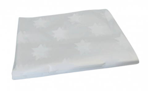 Фартухи одноразові п/е 100х135см Зірочка біла