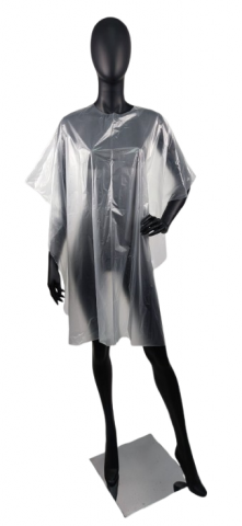 Пеньюари одноразові п/е 90х135см Прозорий