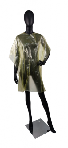 Пеньюари одноразові п/е 100х135см Жовтий