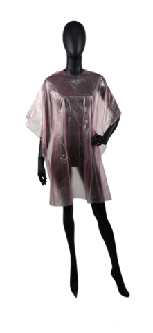 Пеньюари одноразові п/е 100х135см Червоний