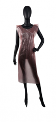Disposable aprons PE 100x135cm red