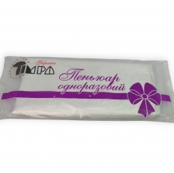 Disposable plastic coloring cape 90x135cm transparent